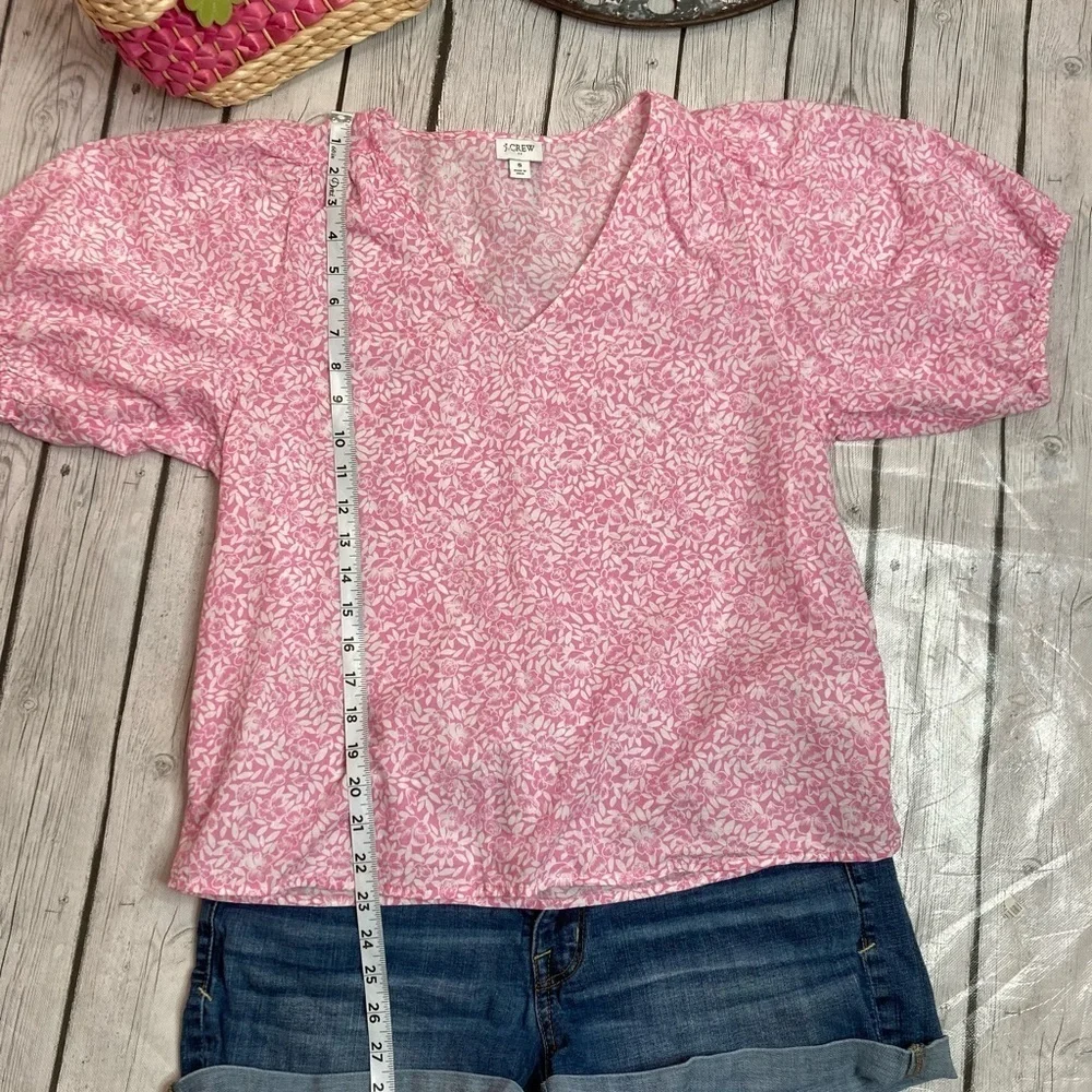 J. Crew Factory Floral Blouse
